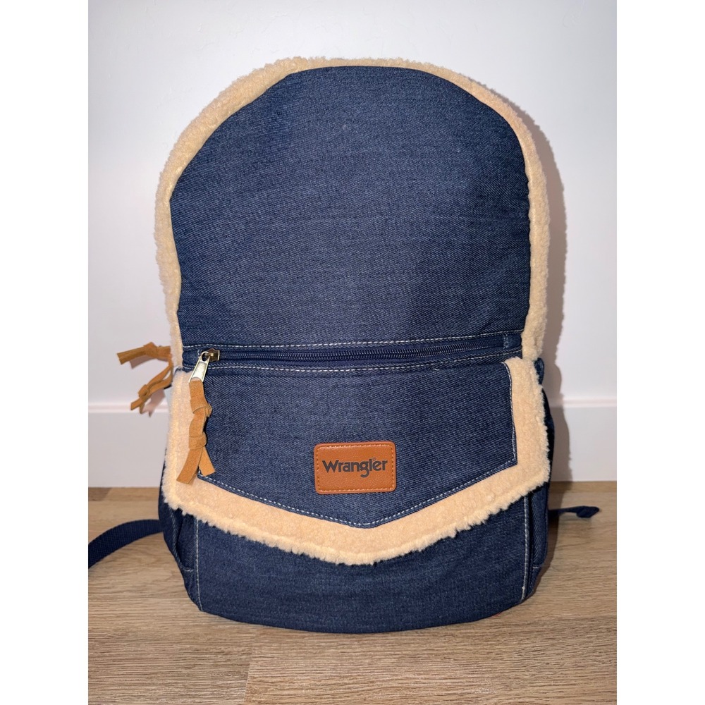 Wrangler denim backpack 18"
